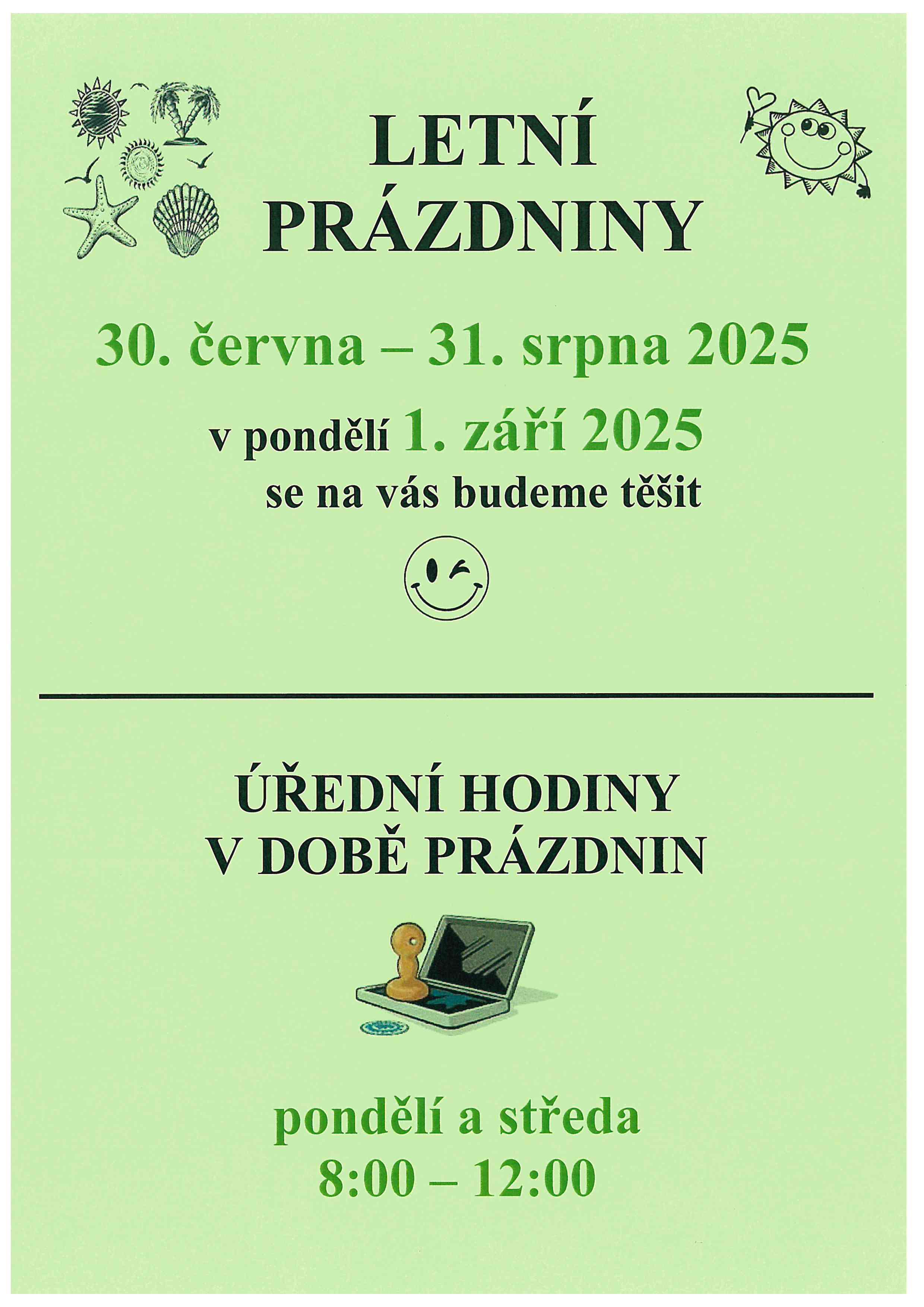 letni prazdniny