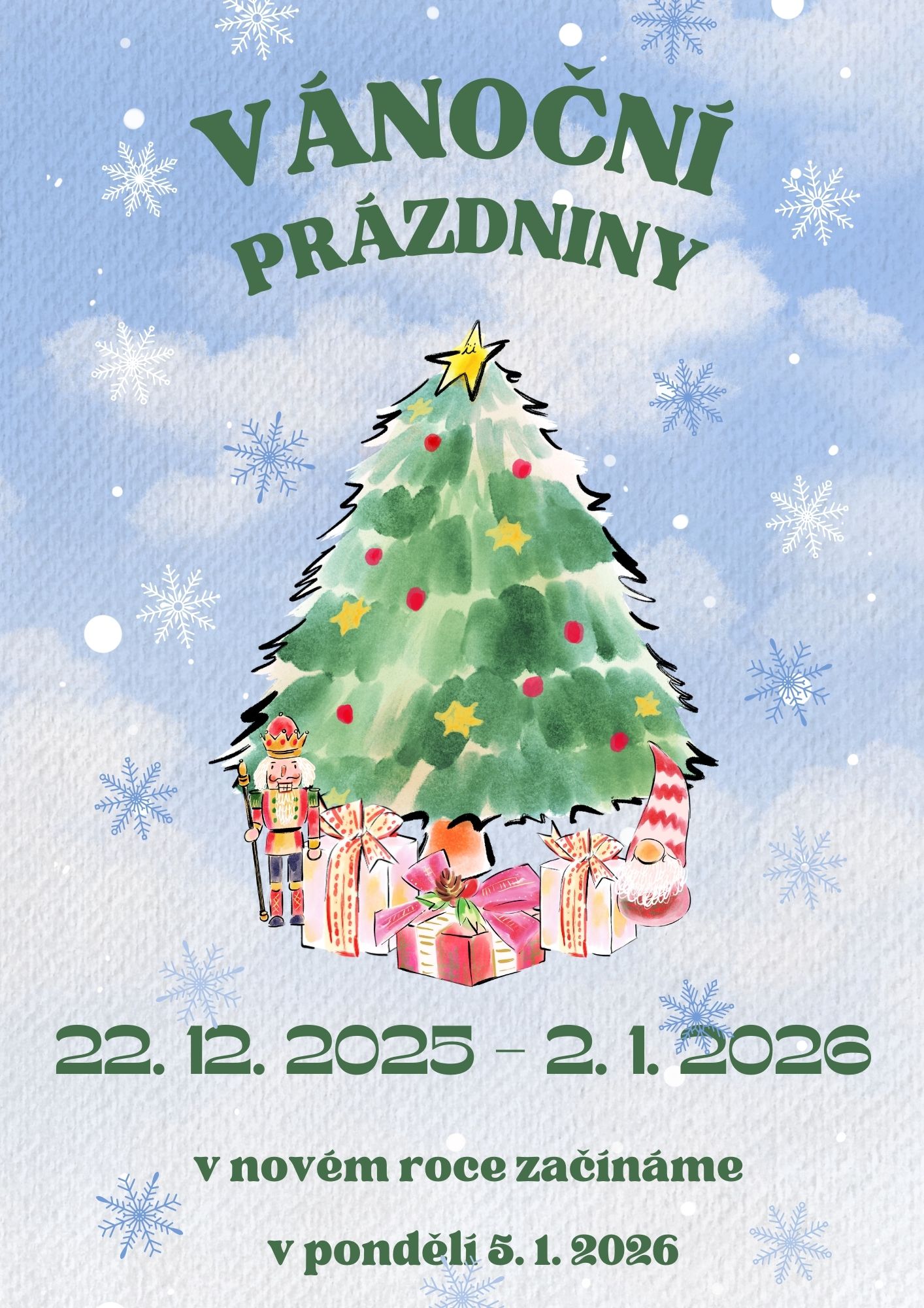 vanocni prazdniny 2025