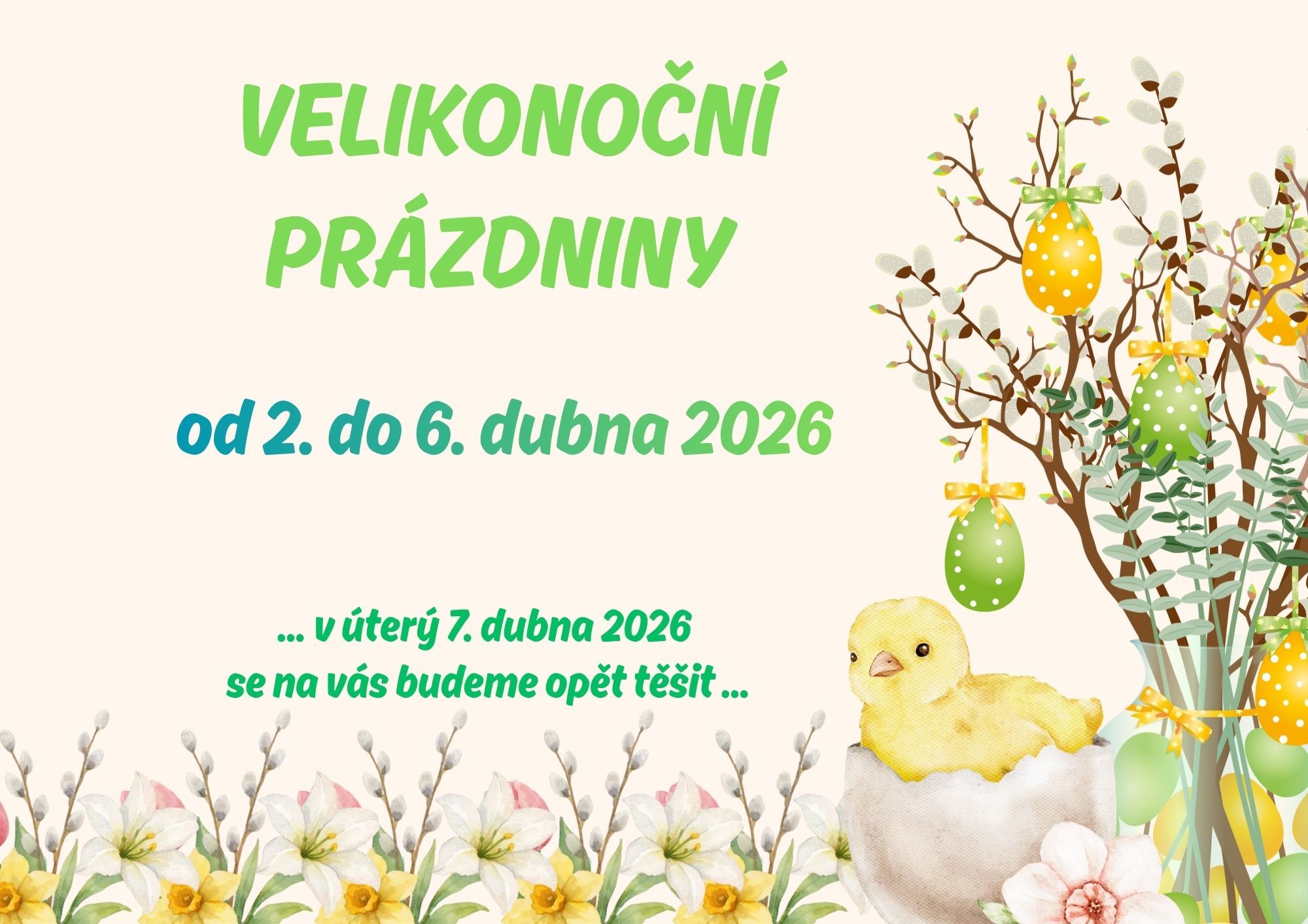 velikonoce 2026